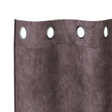 Velvet Gordijnen Met Gordijnen 2 Pcs Fluweel Bruin