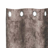 Velvet Gordijnen 2 Pcs Fluweel Cappuccino