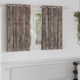 Velvet Gordijnen 2 Pcs Fluweel Cappuccino