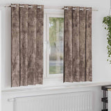 Velvet Gordijnen 2 Pcs Fluweel Cappuccino