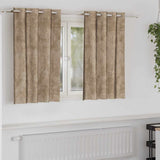 Velvet Gordijnen 2 Pcs Fluweel Champagne