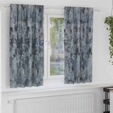 Velvet Gordijnen 2 Pcs Fluweel Zilvergrijs