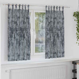 Velvet Gordijnen 2 Pcs Fluweel Zilvergrijs