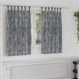 Velvet Gordijnen Met Gordijnen 2 Pcs Fluweel Grijs