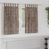 Velvet Gordijnen 2 Pcs Fluweel Cappuccino