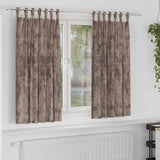 Velvet Gordijnen 2 Pcs Fluweel Cappuccino