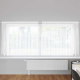 Kantgordijn Met Gordijnen Bloemen Wit 240 X 400 Cm Polyester Champagne
