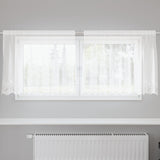 Kantgordijn Met Gordijnen Bloemen Wit 240 X 400 Cm Polyester Champagne