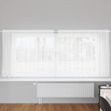 Kantgordijn Met Gordijnen Bloemen Wit 240 X 400 Cm Polyester Champagne