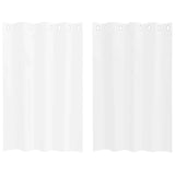 Voile Gordijn Met Gordijnen 2 Pcs Polyester