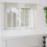 Voile Gordijn Met Gordijnen 2 Pcs Polyester