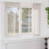 Voile Gordijn Met Gordijnen 2 Pcs Polyester