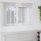 Voile Gordijn Met Gordijnen 2 Pcs Polyester