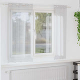 Voile Gordijn Met Gordijnen 2 Pcs Polyester