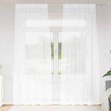 Voile Gordijn Met Gordijnen 2 Pcs Polyester