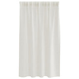 Voile Gordijn Met Gordijnen 2 Pcs Crème 140 X 140 Cm Polyester