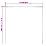 Voile Gordijn Met Gordijnen 2 Pcs Crème 140 X 140 Cm Polyester