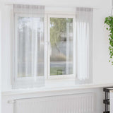 Voile Gordijn Met Gordijnen 2 Pcs Polyester