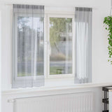 Voile Gordijn Met Gordijnen 2 Pcs Polyester