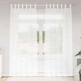 Voile Gordijn Met Gordijnen 2 Pcs Polyester