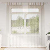 Voile Gordijn Met Gordijnen 2 Pcs Polyester