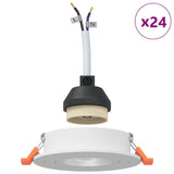 Spotlights Met Schijnwerpers 24 Pcs 9 X 9 X Cm Aluminium