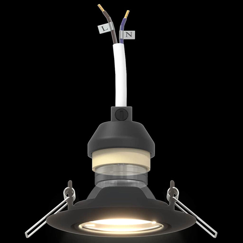 Spotlights Met Schijnwerpers 6 Pcs 9 X 9 Cm Metaal