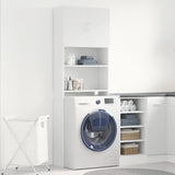 Wasmachinekast 64X24X190 Cm Bewerkt Hout