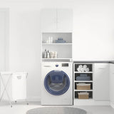 Wasmachinekast 64X24X190 Cm Bewerkt Hout