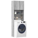 Wasmachinekast 64X24X190 Cm Bewerkt Hout