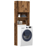 Wasmachinekast 64X24X190 Cm Bewerkt Hout