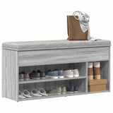 Schoenenbank 102X30,5X45 Cm Bewerkt Hout