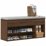 Schoenenbank 102X30,5X45 Cm Bewerkt Hout
