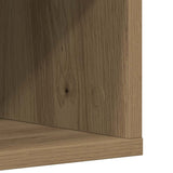 Schoenenkast 54X34X183 Cm Spaanplaat Ambachtelijk Eikenkleurig