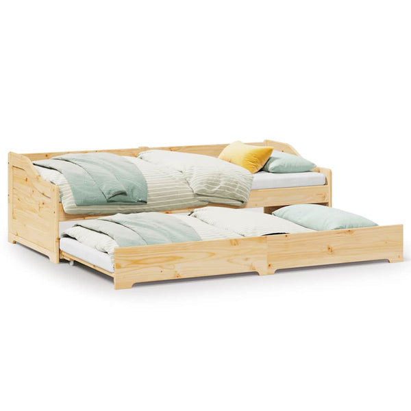 Slaapbank Met Onderschuifbed Zonder Matras Irun 90X200 Cm