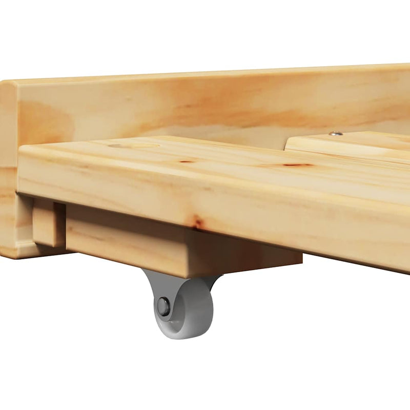 Slaapbank Met Onderschuifbed Zonder Matras Irun 90X200 Cm