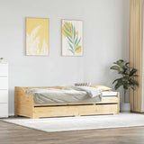 Slaapbank Met Onderschuifbed Zonder Matras Irun 90X200 Cm