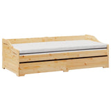 Slaapbank Met Onderschuifbed Zonder Matras Irun 90X200 Cm