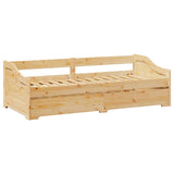 Slaapbank Met Onderschuifbed Zonder Matras Irun 90X200 Cm