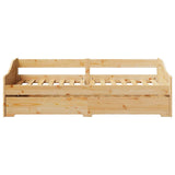 Slaapbank Met Onderschuifbed Zonder Matras Irun 90X200 Cm