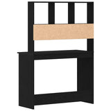 Bureau Met Schappen 102X45X148 Cm Bewerkt Hout Kleur