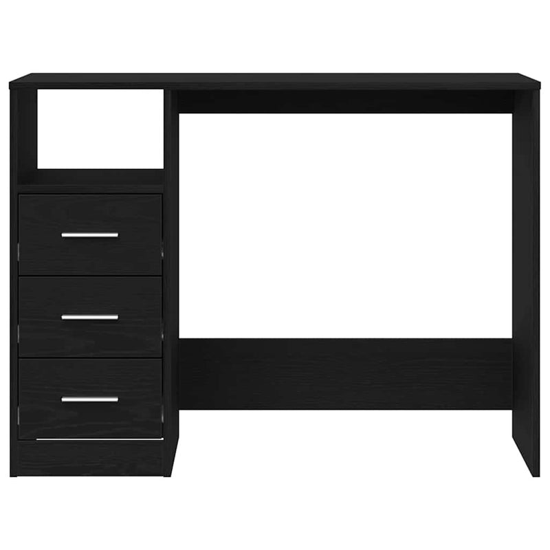 Bureau Met Lades 102X50X76 Cm Bewerkt Hout Kleur