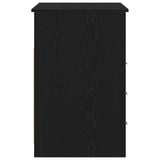 Bureau Met Lades 102X50X76 Cm Bewerkt Hout Kleur