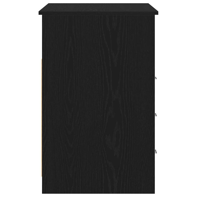 Bureau Met Lades 102X50X76 Cm Bewerkt Hout Kleur