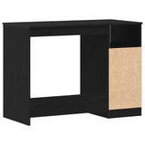 Bureau Met Lades 102X50X76 Cm Bewerkt Hout Kleur