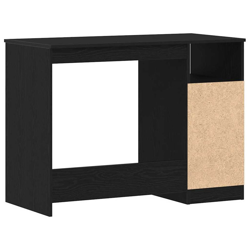 Bureau Met Lades 102X50X76 Cm Bewerkt Hout Kleur