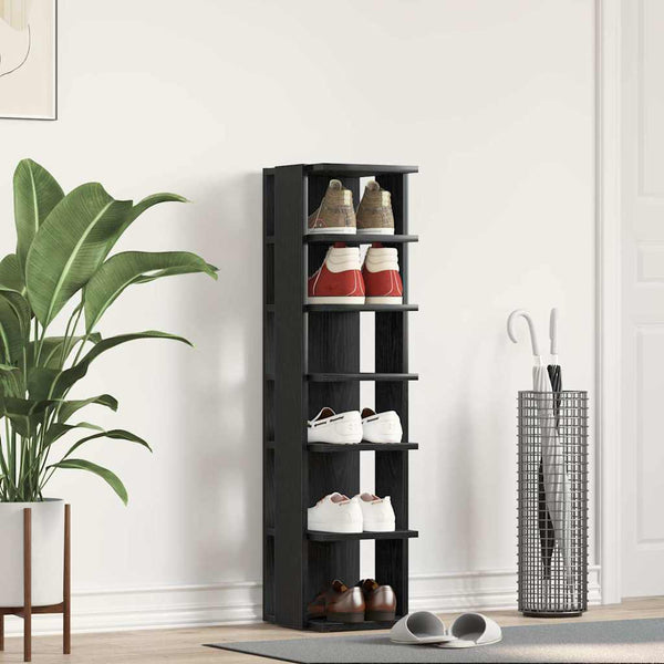 Schoenenkast 25X27X102 Cm Bewerkt Hout Kleur