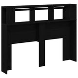 Led Hoofdbord 140 X 18,5 X 103,5 Cm Bewerkt Hout