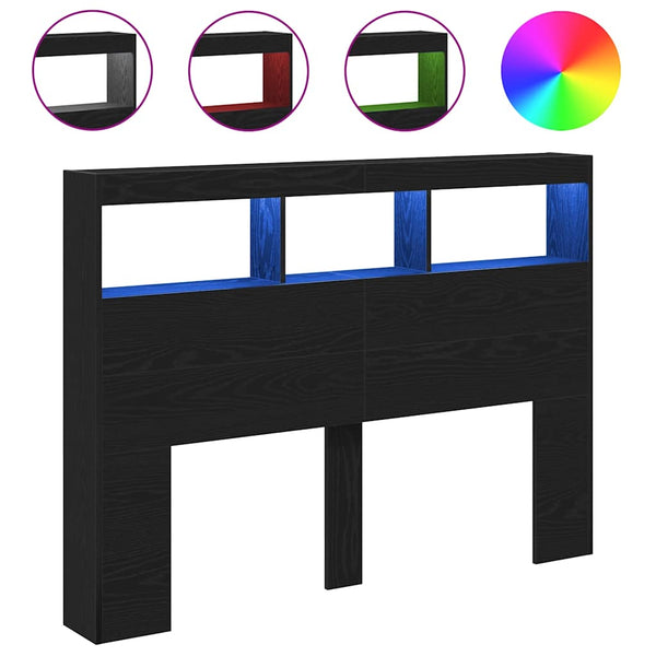 Hoofdbordkast Met Led Kleurig