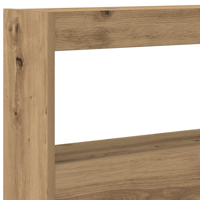 Hoofdbordkast Met Led Artisan Eikenkleurig